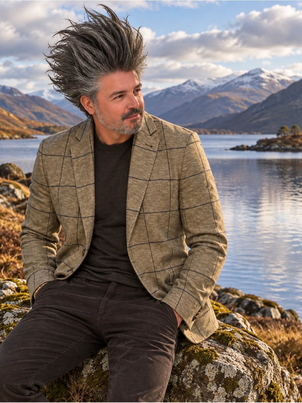 Peter Millar luxurious cotton-wool blend blazer - worn once only in a film shoot